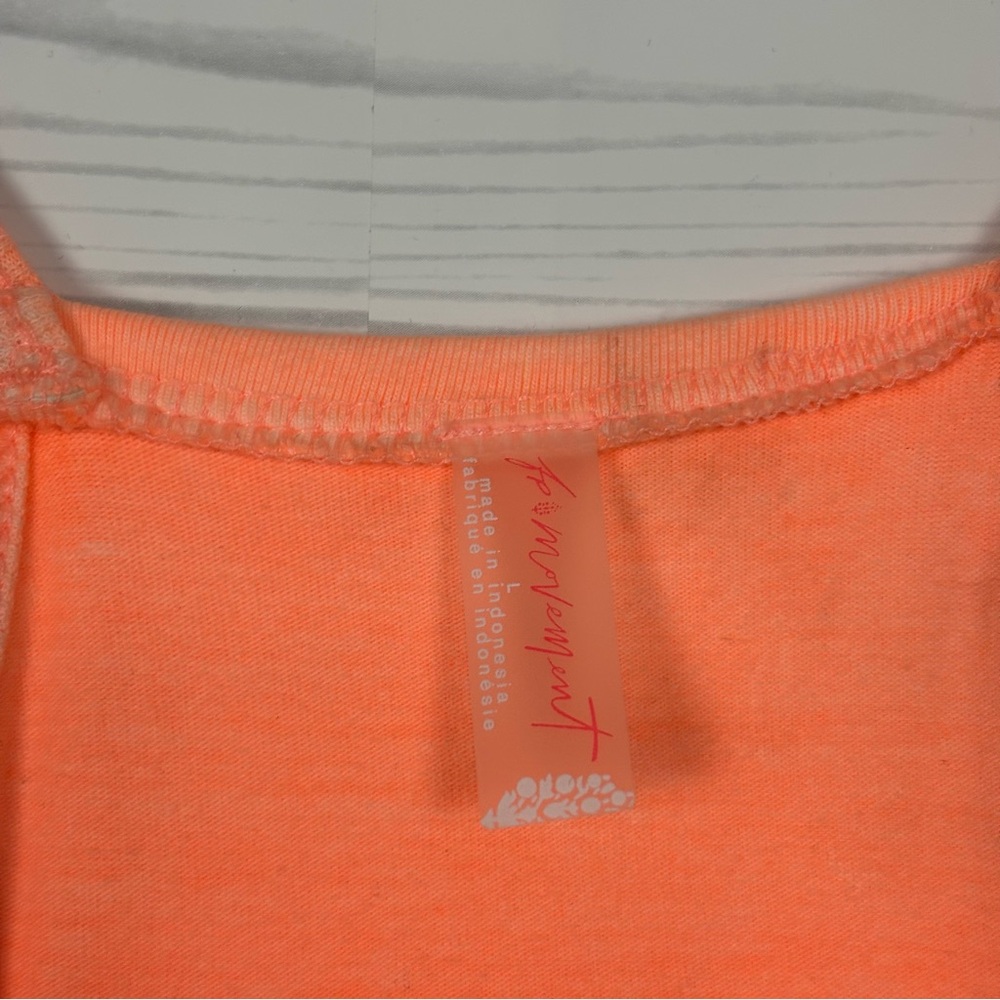 FP Free People Movement Hot Shot Onesie Pastel Peach Orange NWT - Picture 6 of 13